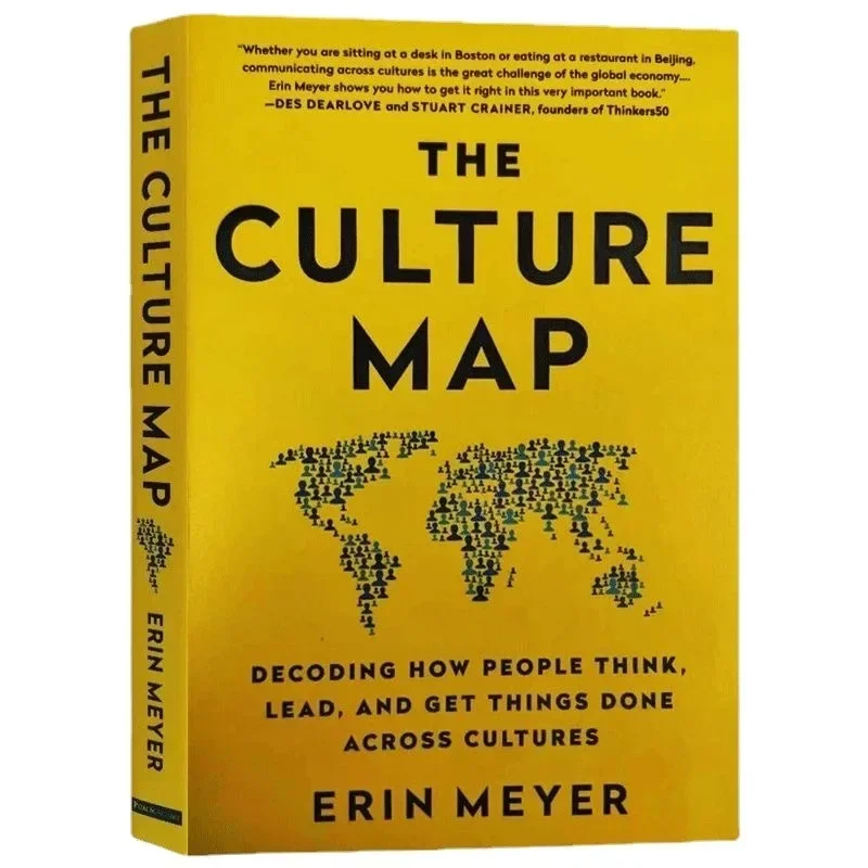 Mapa de la cultura de Erin Mei, libro de papel en inglés, decodificación de cómo la gente cree, lidera y hace las cosas