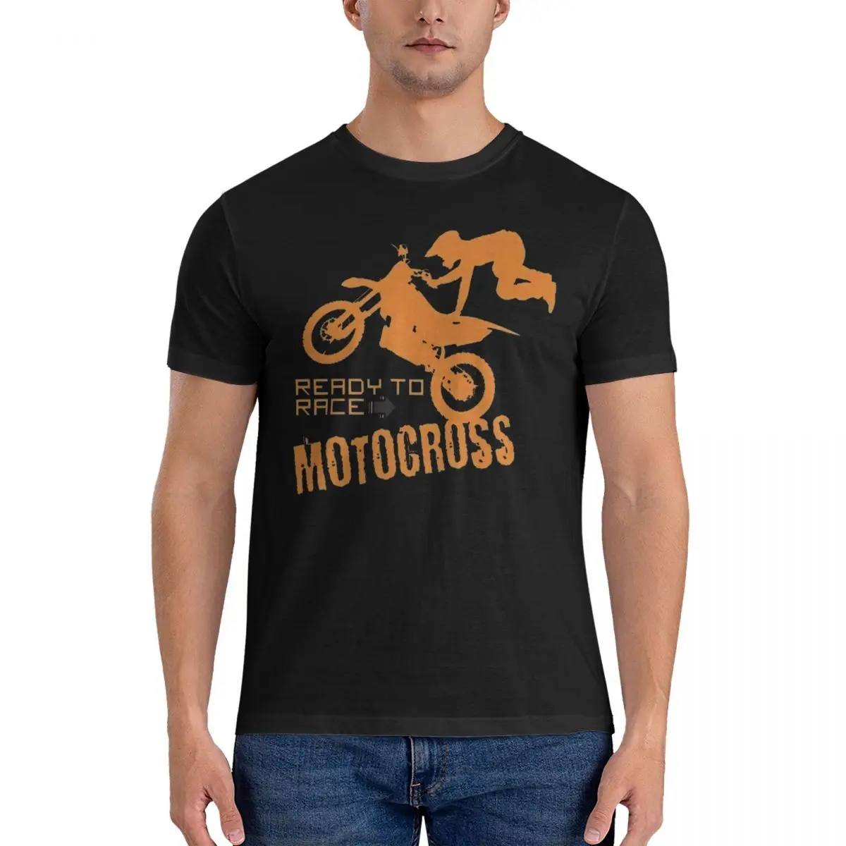 Readys To Racing Motocross Classic Shirt 100% Cotton High Quality Printing T-shirt