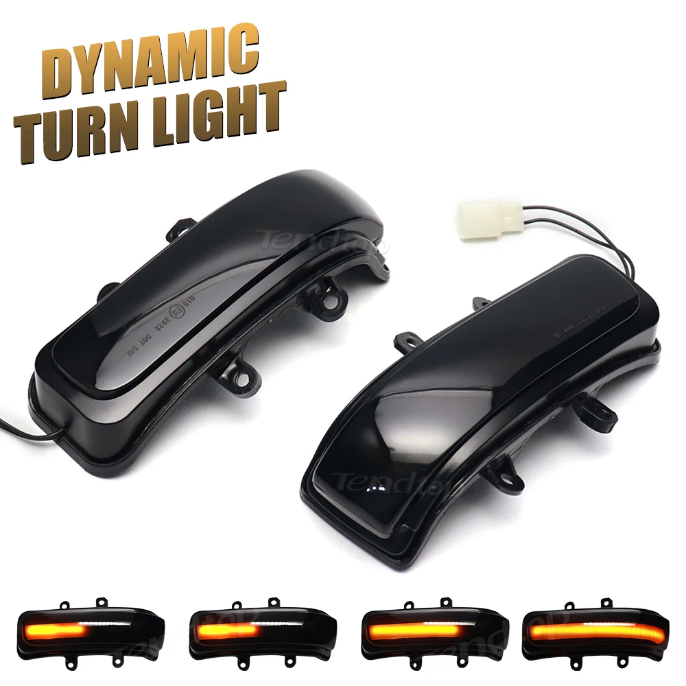 Side Mirror Indicator Dynamic LED Turn Signal Light For Toyota RAV4 XA30 Vanguard Estima Alphard Noah Voxy Sienna 4Runner Tacoma