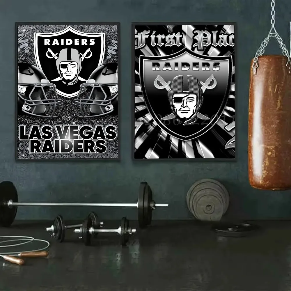 1 قطعة 0-Oaklands R-Raiders شعار المشارك ذاتية اللصق الفن ورق مقاوم للماء ملصق مقهى بار غرفة جدار ديكور