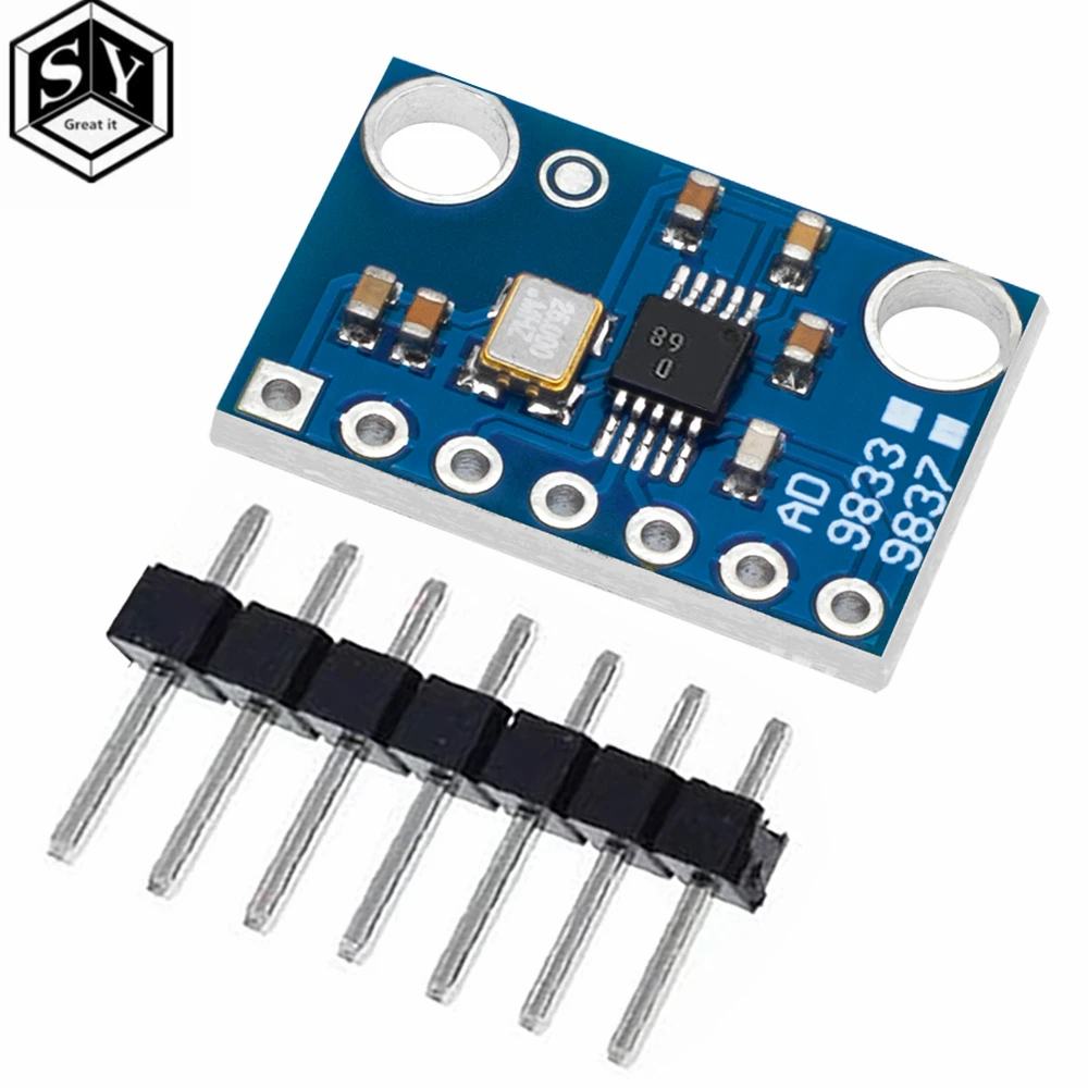 AD9833 Programmable Microprocessors Serial Interface Module Sine Square Wave DDS Signal Generator Module for Arduino