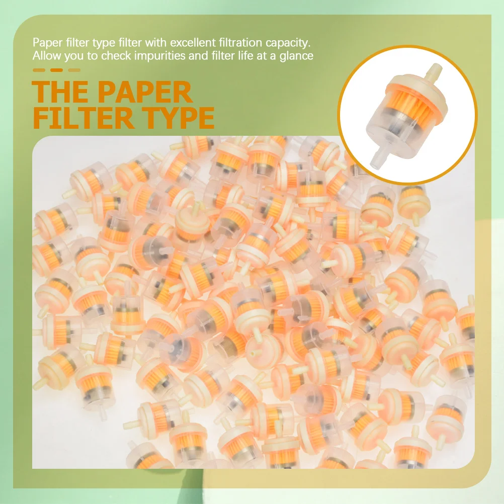 

20Pcs Inline Gas Fuel Filter Oil Cup Tube for Motorbike Motorcycle Accessories Reliable Filtration Easy Installation Scooter
