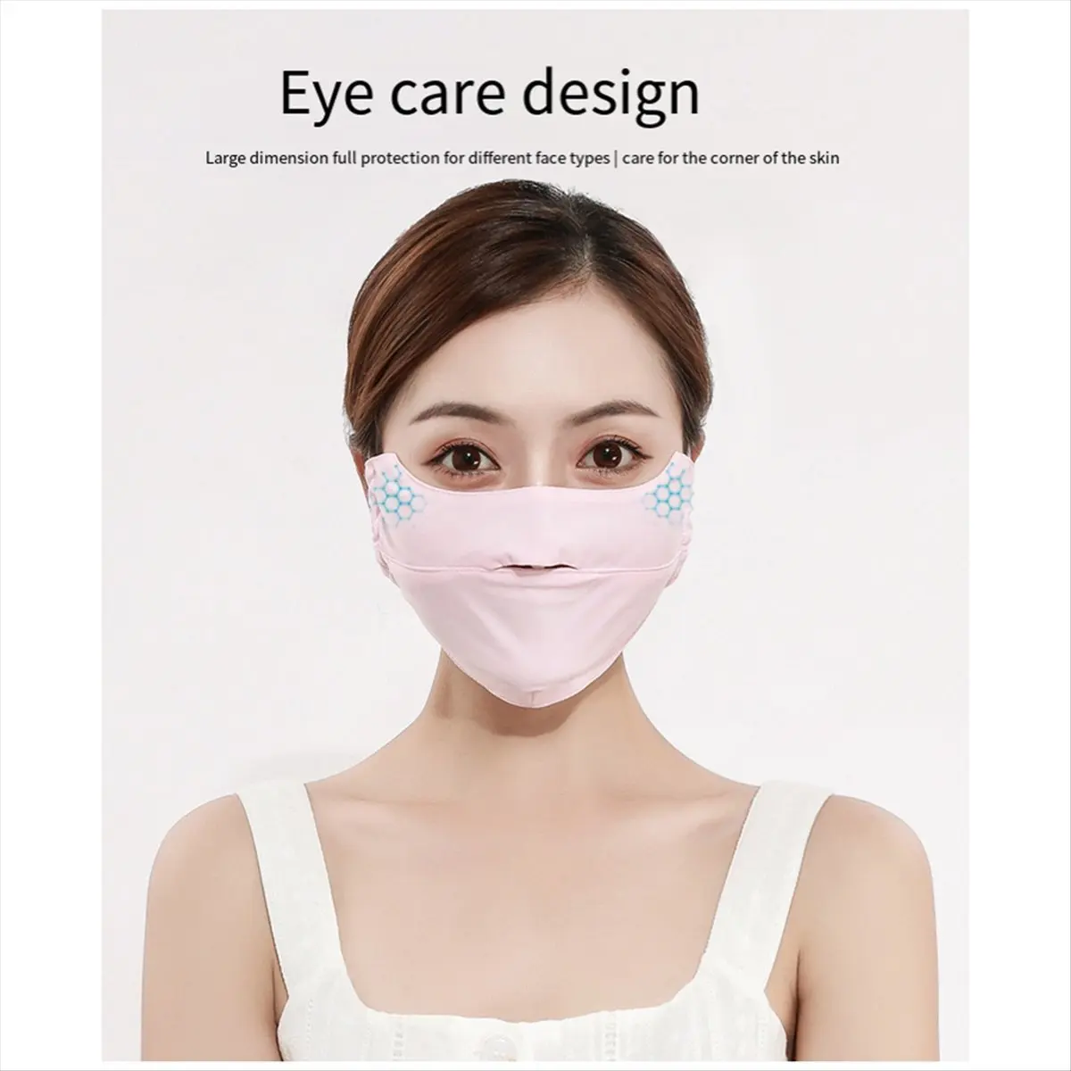 قناع حماية من الشمس من الحرير الجليدي من ONGE، قناع صيفي للسيدات لركوب الدراجات في الهواء الطلق، قناع حماية للعين قابل للتنفس B