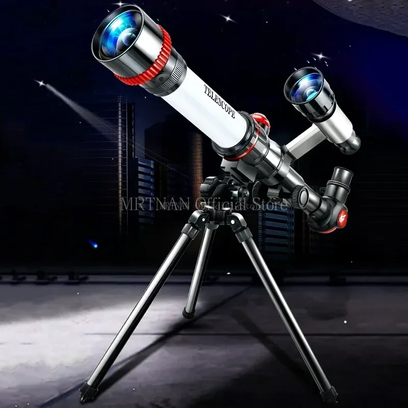 Children Monocular Telescope Astronomical Telescope Stargazing Monocular with Tripod Use for Science Experiment