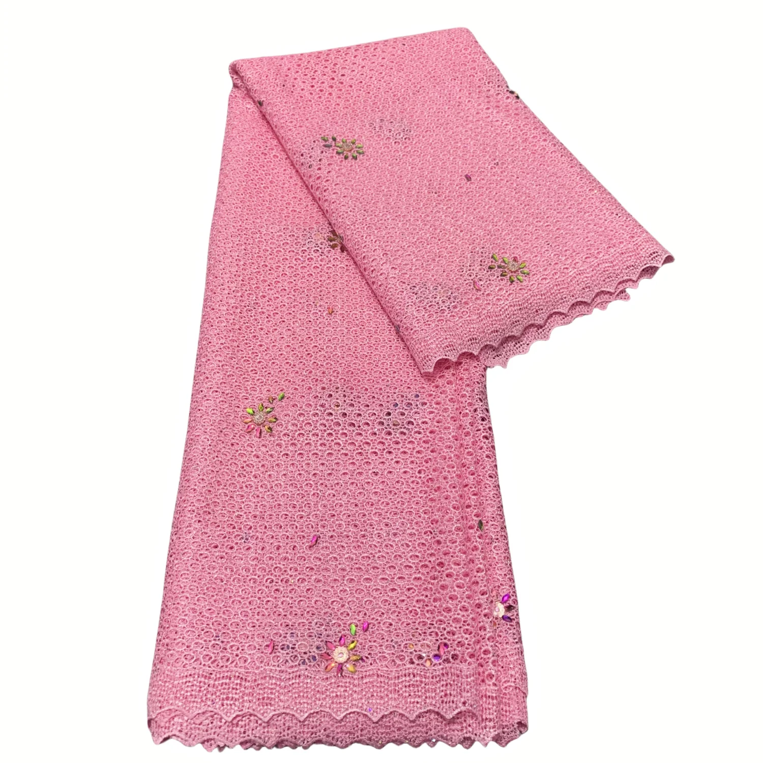 

Африканский гипюровый шнур, кружевная ткань с роскошными 3D стразами, водорастворимый французский стиль, нигерийский дизайн для шитья женских платьев