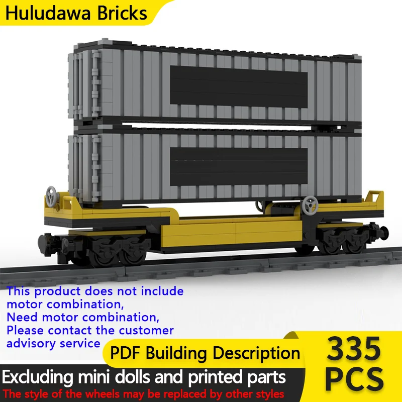 

Модель городской автомобиль MOC, строительные кирпичи, универсал, поезд с контейнерами, модульная технология, детские праздничные подарки, сборка игрушек, костюм