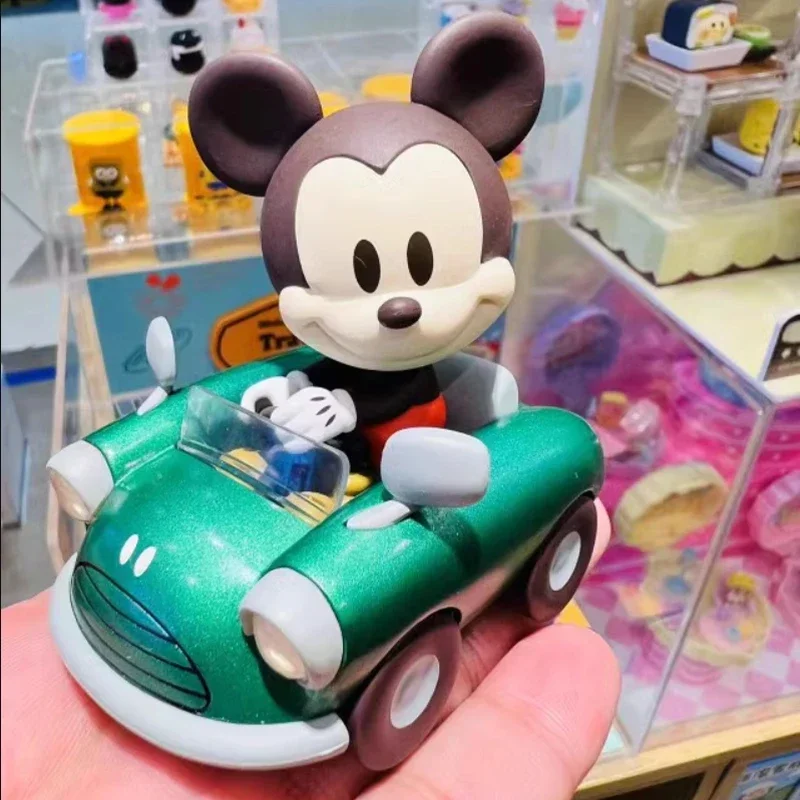 MINISO Disney Blind Box Mickey Mouse Goofy Donald Duck Travel Series Decorations Anime Peripheral Children's Toys Christmas Gift