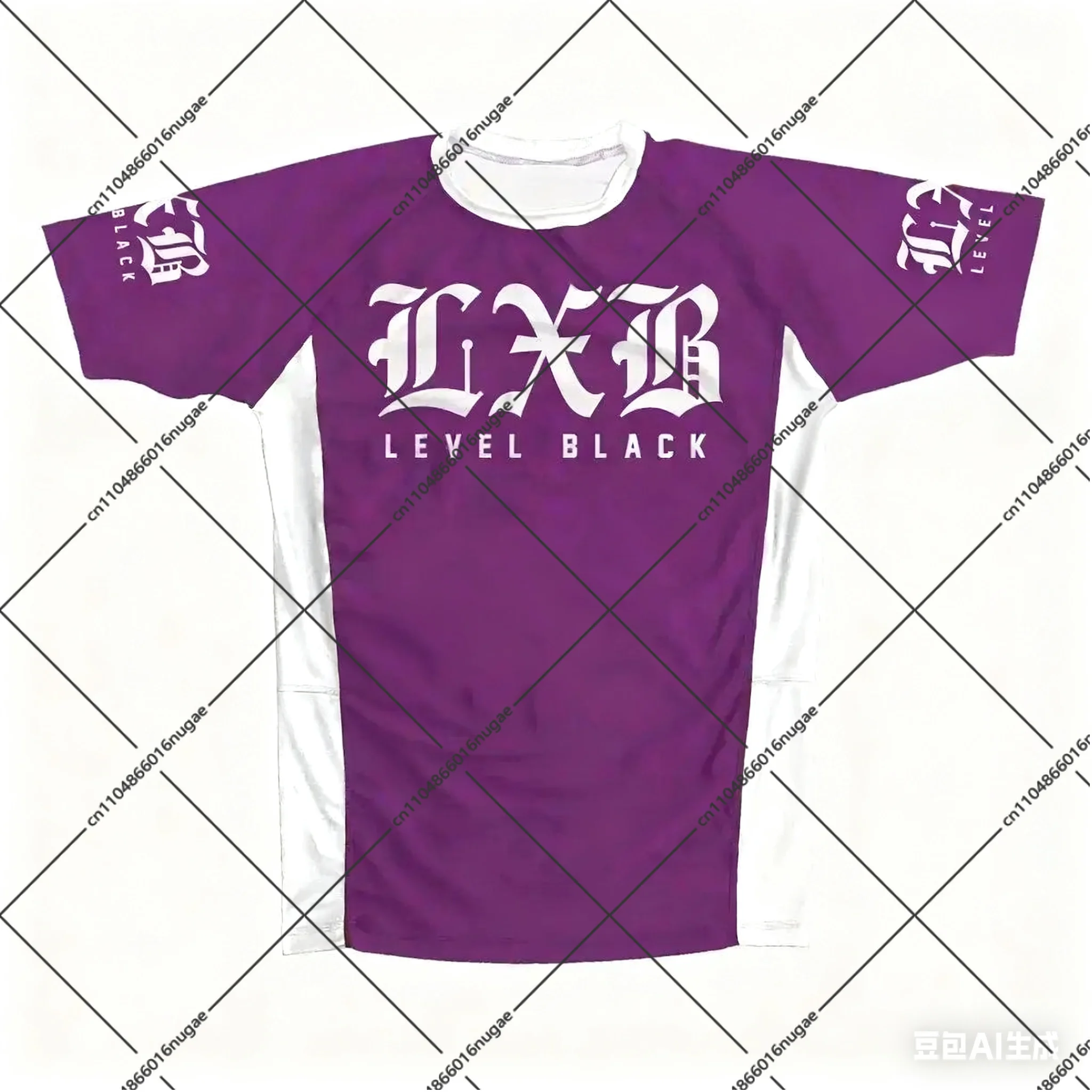 2526 تي شيرت أسود للحماية من الطفح الجلدي سريع الجفاف للصالة الرياضية تي شيرت Levelxblack Jersey تي شيرت RANKED V2 NIVEL NEGRO RAASH GUARD Moto Top #6