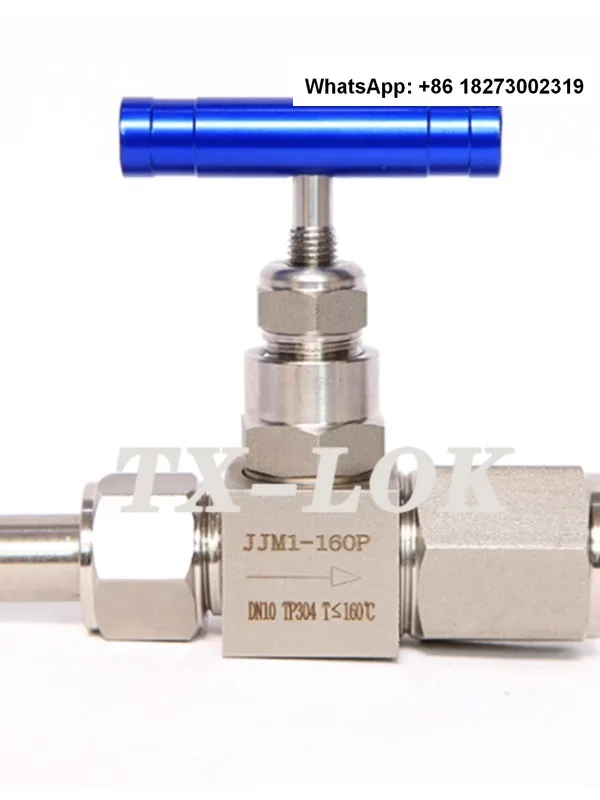 Pressure gauge JJM-160P globe valve needle valve 304 316 stainless steel high-pressure welded internal thread instrument valve