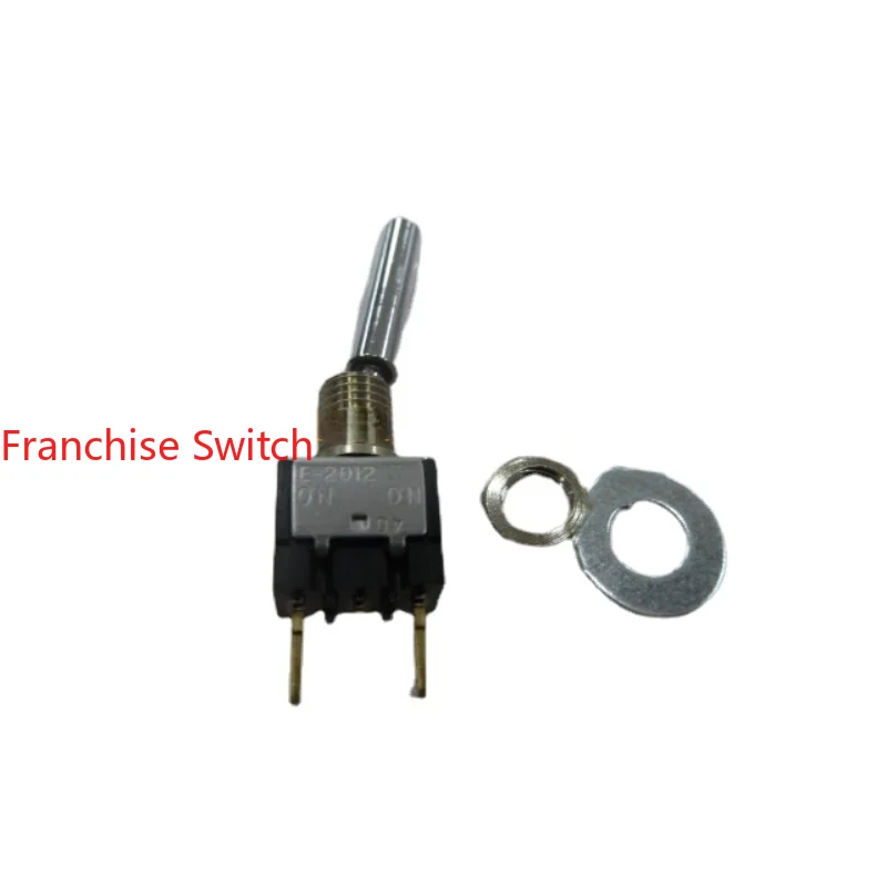 1PCS E-2012P Toggle Switch 0.4VA 28V Gold-plated 3-pin 2-gear Head 