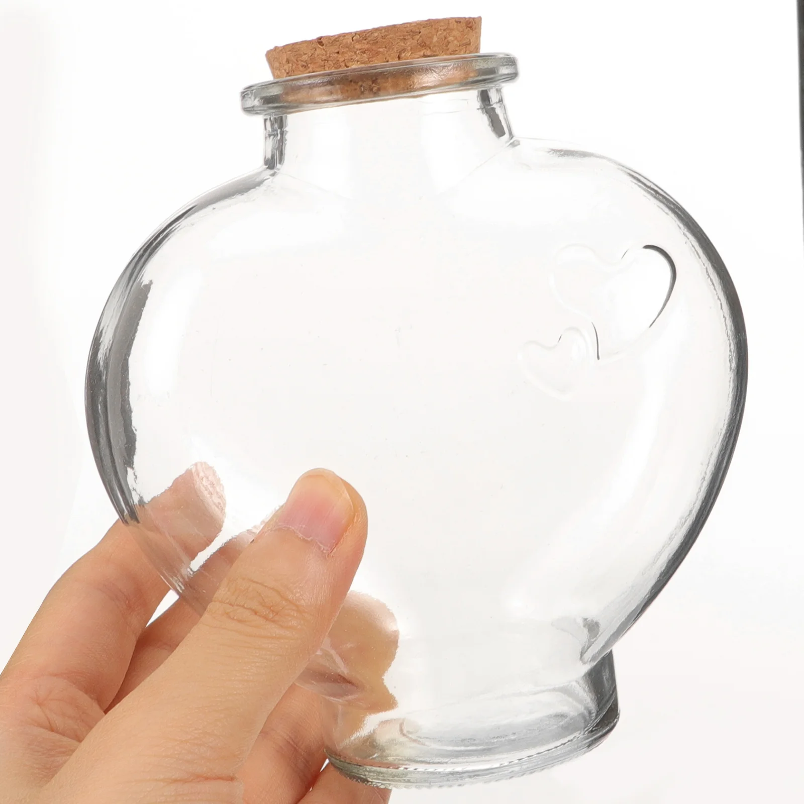 

3Pcs Glass Wishing Bottle Set for Wedding Sand Ceremony Drift Ornament Desktop Decor DIY Art Craft Storage Transparent Landscape