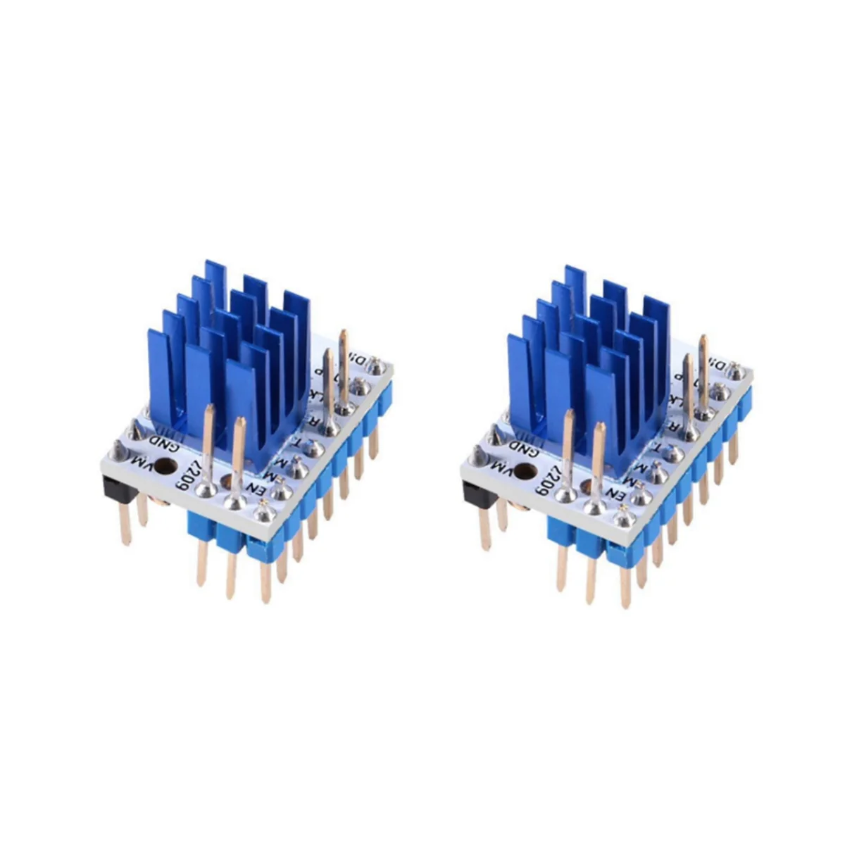 Imagem -04 - Stepper Motor Stepping Rod Driver Silencioso 256 Microstep Atual vs Tmc2208 2.8a 10 Pcs Tmc2209 V3.0