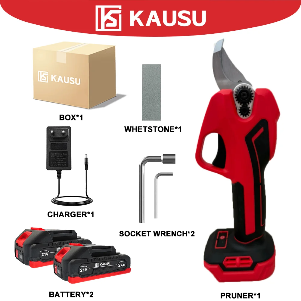 

Cordless Brushless Electric Pruning Shear Scissors Fruit Tree Bonsai Pruner Branches Cutter Power Tool For Makita 18V Battery