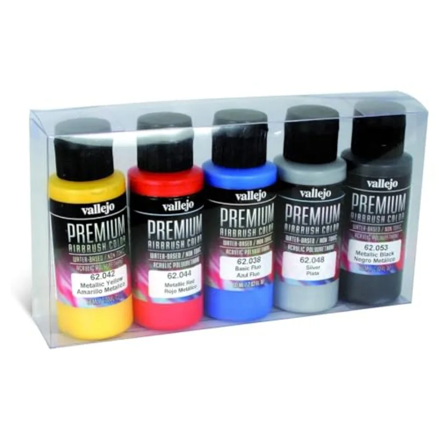 

Premium Color Set Colors Water-Based Multi-Surface Pigments Different Metal Color Finishes Acrylic Professional Airbrushing Kit