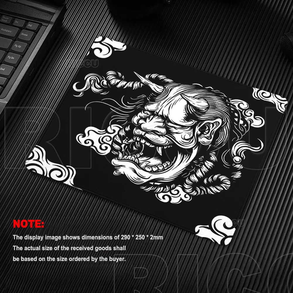 

Японские аксессуары, маленький черный коврик для мыши, противоскользящий квадратный коврик с китайским драконом для ноутбука, ковер для мыши, коврики для управления, геймерская офисная настройка