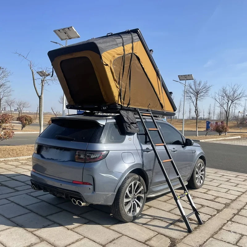 Car Roof Tent Multi-Scenario Smart Ventilation Breathable Can For Comfortable Cool Night Outdoor Hard Shell Aluminum 3