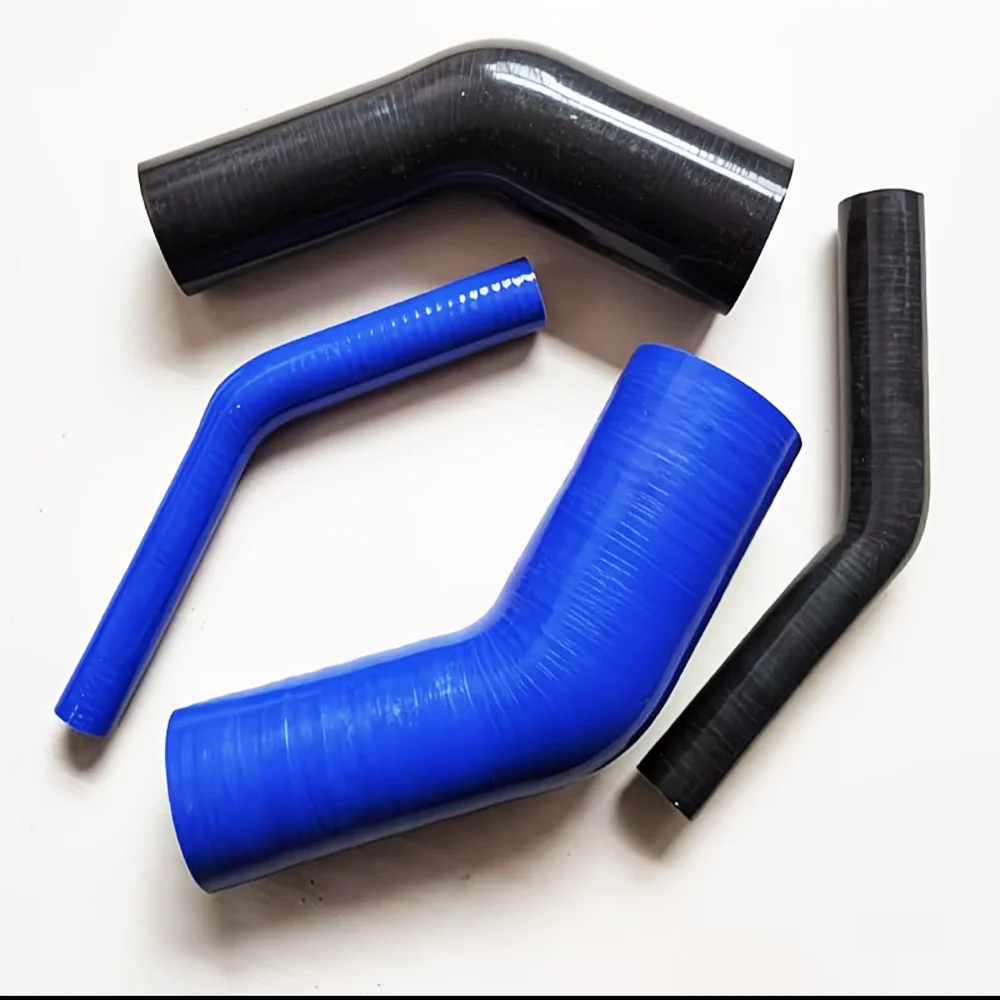 Blue ID16-130mm 90°/135° Pressure-Reducing Silicone Elbow Water-Cooled Pipe Elbow Automotive Intercooler Turbo Intake Hose