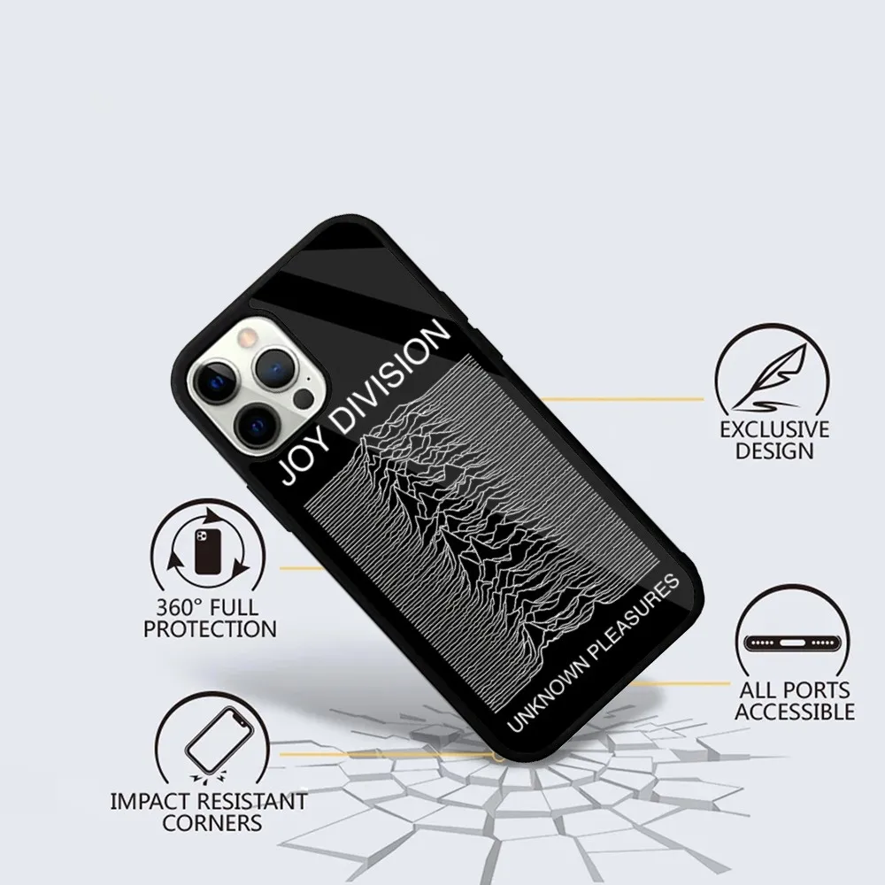 J-Joy  Division Band Phone Case For iPhone 16,15,14,13,12,11,Plus,Pro,Max Mini Magsafe Magnetic Wireless Charging