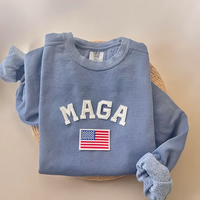 Comfort Colors MAGA Sweatshirt, MAGA Shirt, Make America Great Again, Trump Sweatshirt, Trump 2024 Sweatshirt, Trump Shirt