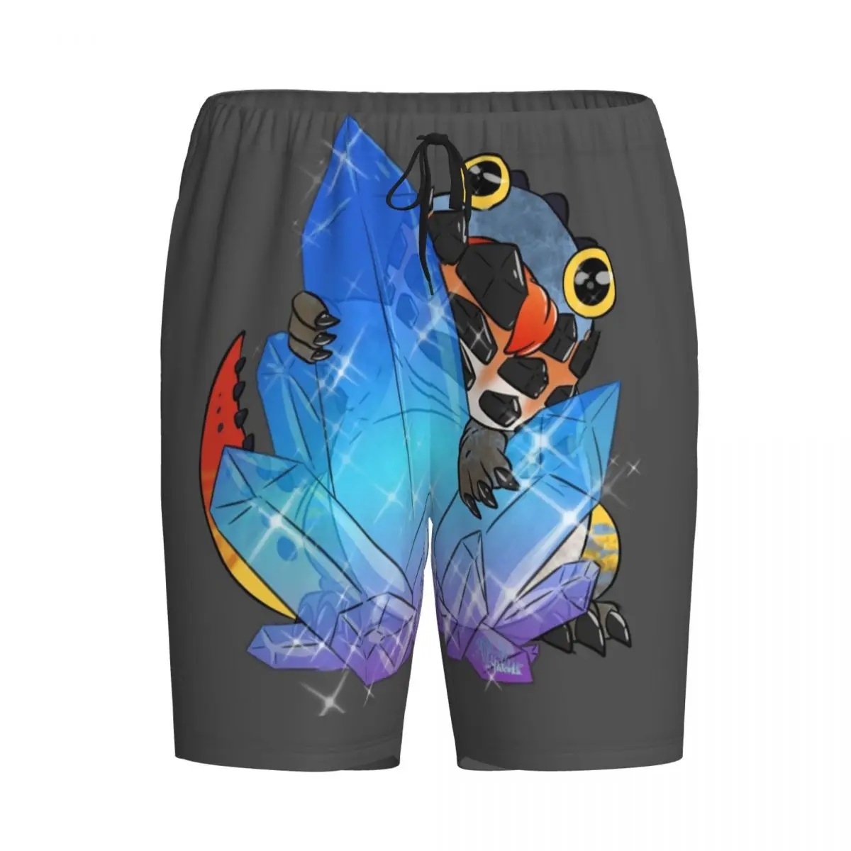 

Мужские пижамные штаны Custom Monster Hunter World Dodogama с кристаллами, шорты для сна, домашние брюки, нижняя часть пижамы