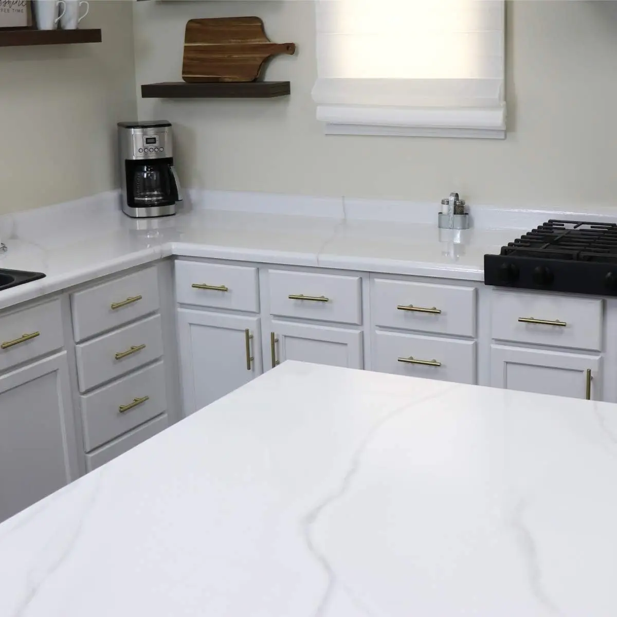 Giani Marble fácil epóxi bancada Paint Kit, Carrara Branco