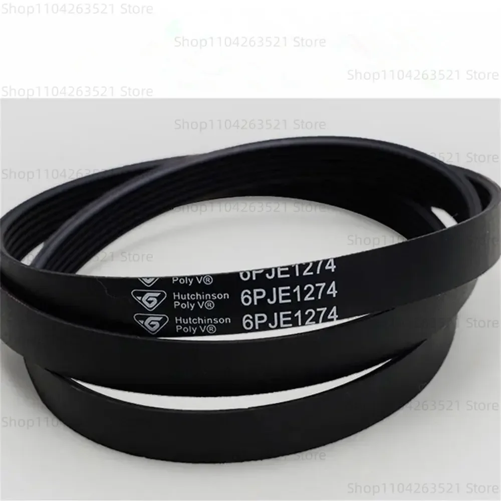 Transmission Drive Belt Rubber Belts for Little Swan Midea Drum Washing Machine 6PJE1274 6EPJ1274 Repair Parts