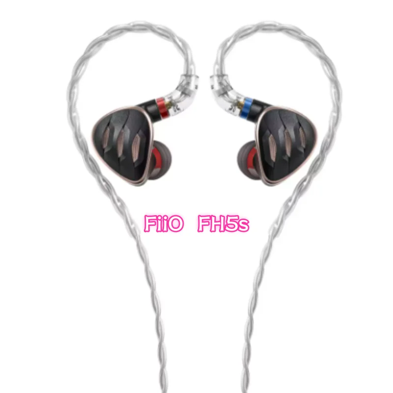 

FiiO FH5s Two Loop Two Iron HiFi Monitor High Resolution Fever In Ear Earbuds with Four Units 2.5 3.5 4.4