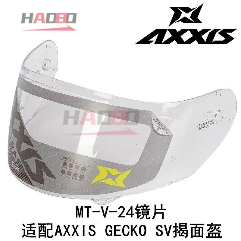 Visors For AXXIS GECKO SV Helmet Base MT-V-24 Lens Flip Up Helmet Original Windshield Replacement Parts