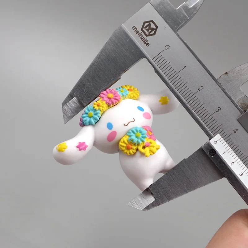 アニメのバニークロミアクションフィギュア,ピカコ,シンナモロール,サンリオモデルのおもちゃ,かわいい装飾品,誕生日プレゼントとクリスマスプレゼント,1セットあたり5個