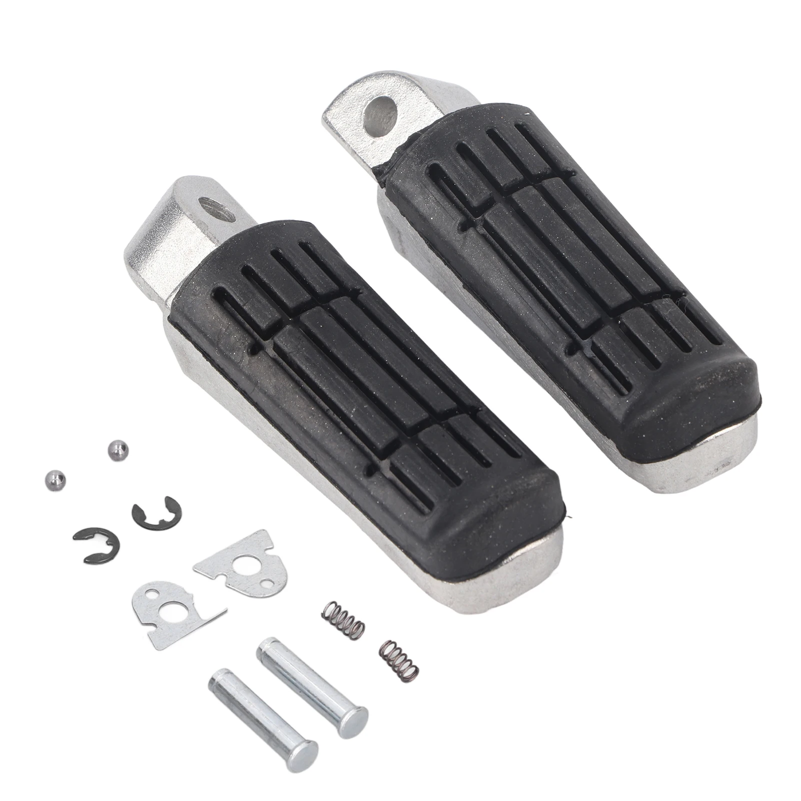 

Motorcycle Rear Passenger Footrests Antislip Foot Pegs Replacement for FZ400 FZ600 FZS600 FZS1000
