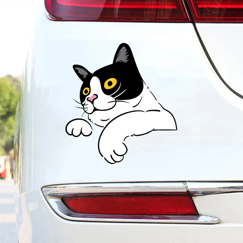 Car Sticker Cat Sticker-Creative Niche Vinyl Car Stickers Waterproof Motorcycle Stickers