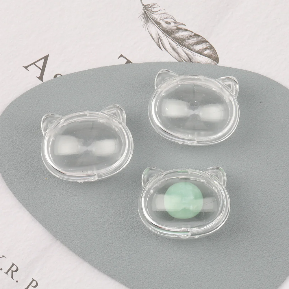 

Cordial Design 50Sets 29*35MM DIY Beads Making/Jewelry Findings & Components/Clear Effect/Cat's Head Shape/Hand Made/Frame Bead