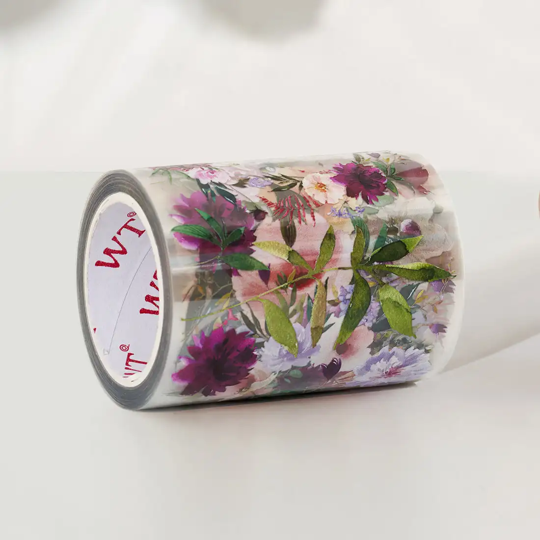 

6cm Wide Flower Shielding Washi /PET Tape Canada WT Lovely Garden Adhesive Sticker Diary Scrapbooking Card Making Material