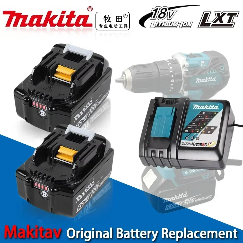 

Original 18V Makita tools Battery for 18v drill Replacement Batteries BL1830B BL1850B BL1860B BL1815 BL1830 BL1840