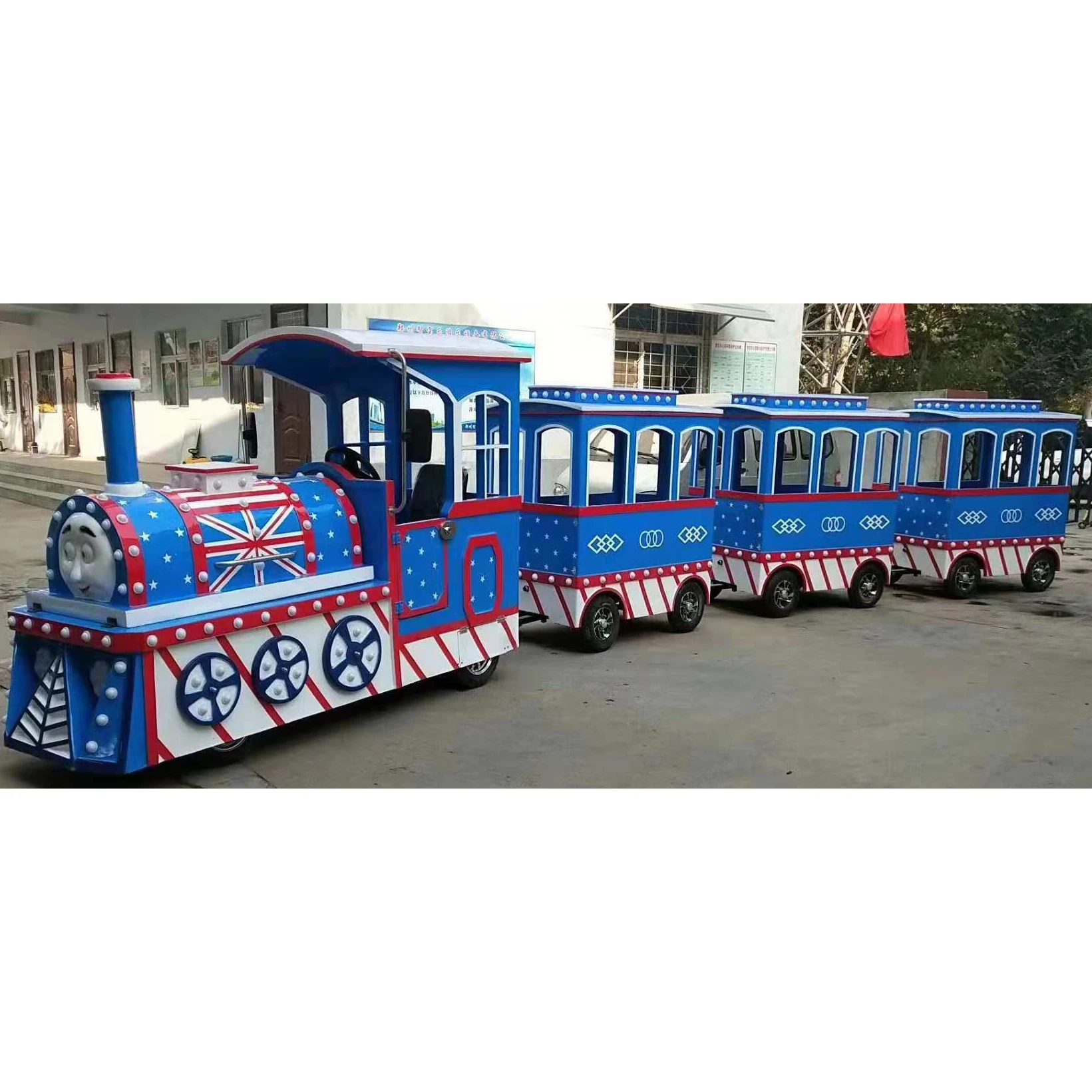 Antique Trackless Outdoor Electric Train With 24 SeatsHZ-02201