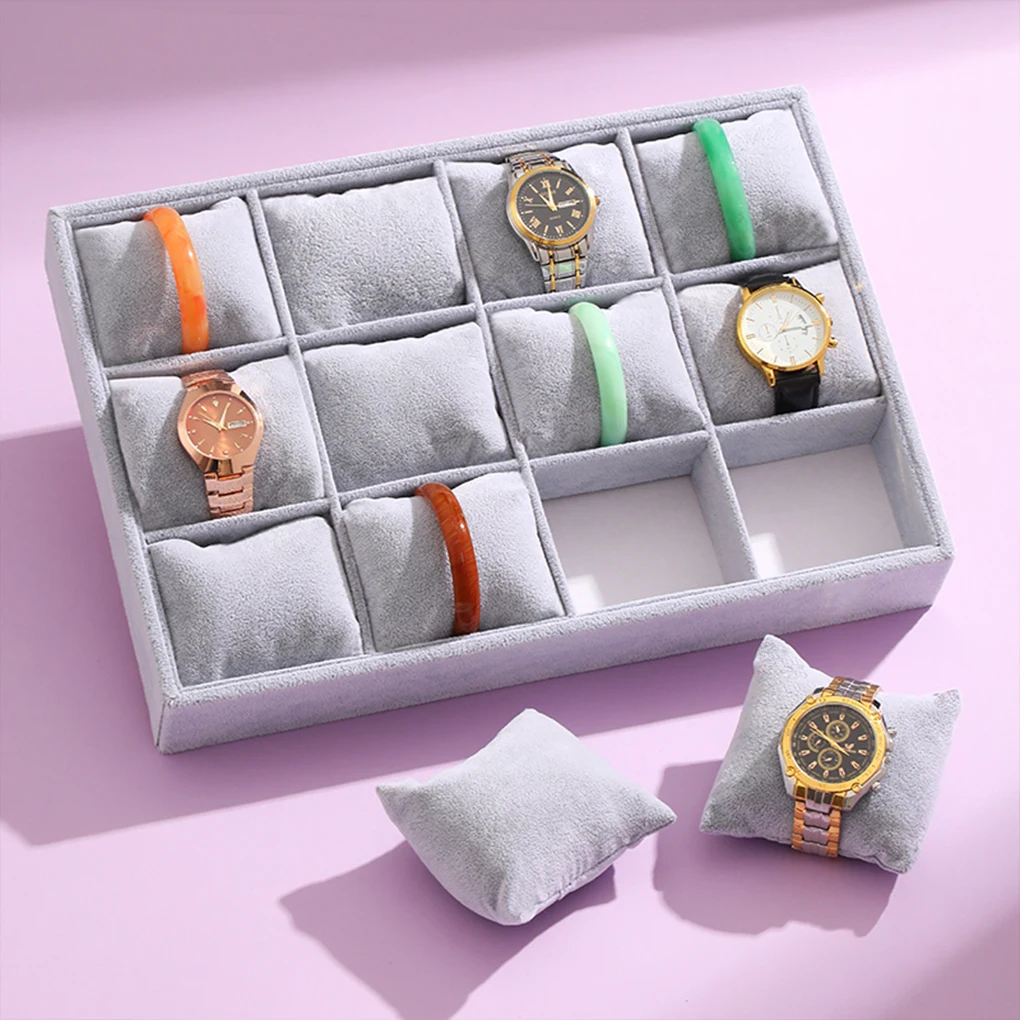 صينية ساعة مقاومة للخدش لعرض وحماية الساعات وصينية مجوهرات الساعات #2