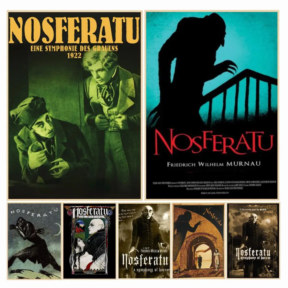 Klassisches Film-Nosferatu-U-Poster, dekorativer Wandaufkleber für Café, Büro, Schlafzimmer und Wohnzimmer