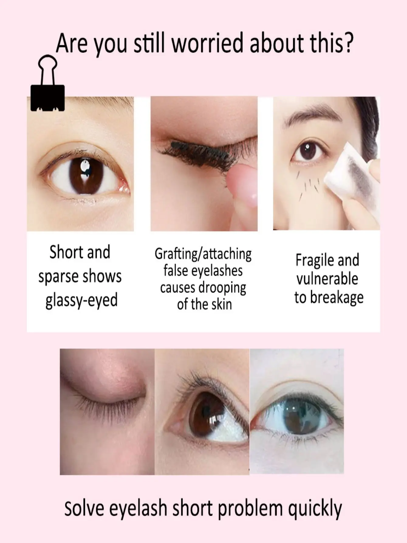 Eyelash Growth Serum Castor Oil Longer Fuller Eyelash Enhancer Eyebrow Lashes Lifting Treatment Essence Hair Nourishing Products