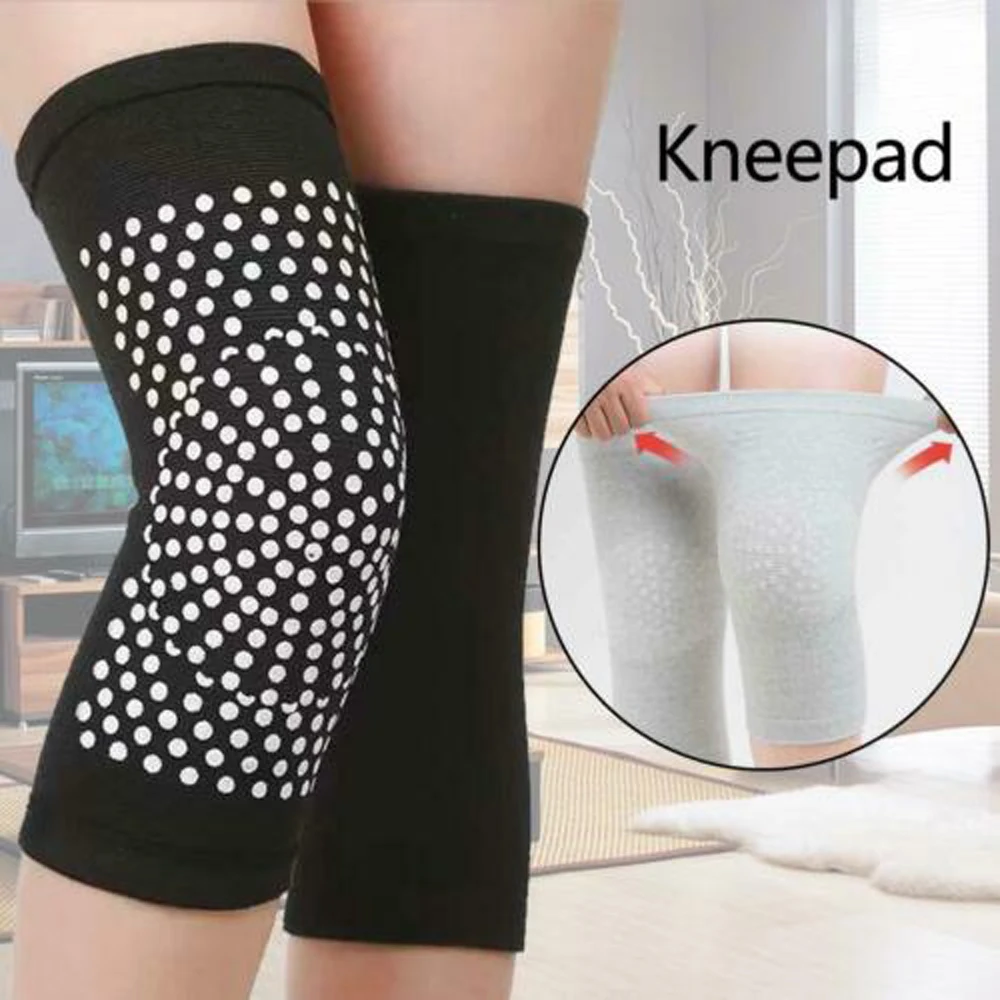 

Tourmaline 2PCS Injury Recovery Pain Relief Self Heating Warm Knee Brace Knee Pads Support Knee Pads