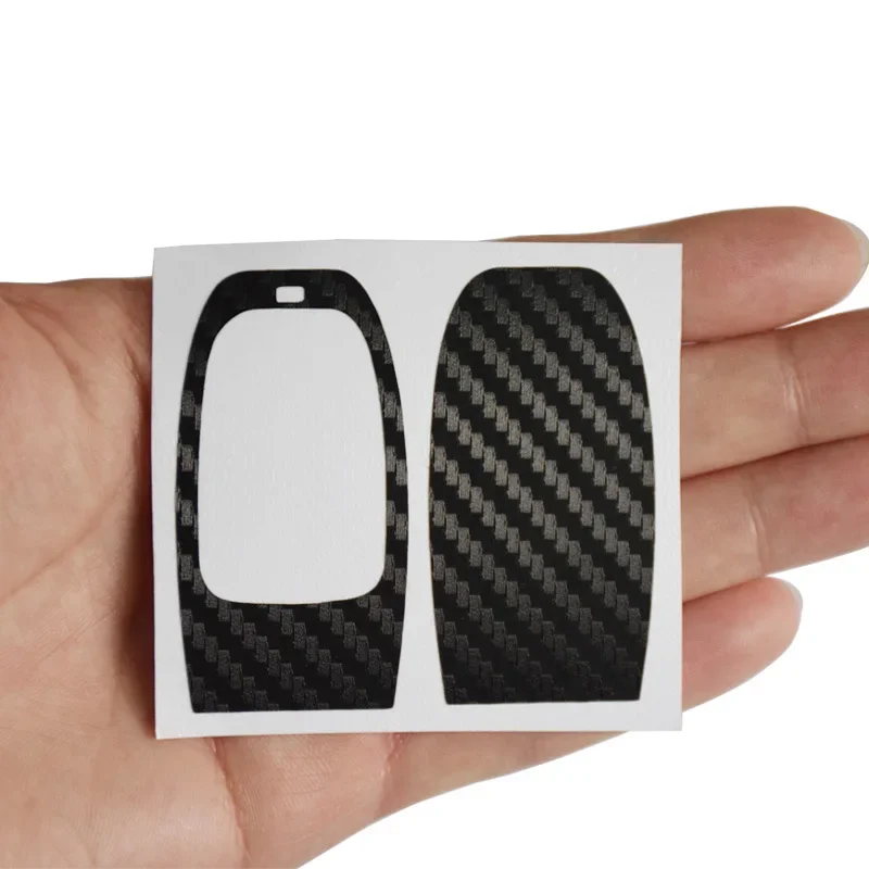 아우디 A4 A6 RS4 A5 A7 A8 S5 RS5 Q5 S5 S6 스마트 키 개조 액세서리용 카본 파이버 자동차 키 보호 스티커