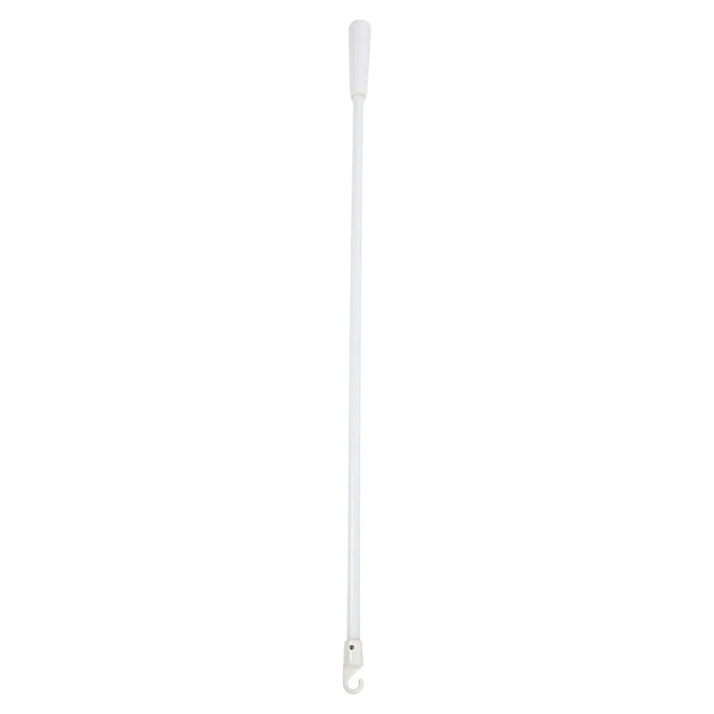 

17 Inch White Blind Wand Sticks Glass Fiber Rotor Rod for Vertical Curtains Lightweight Strong Hook Included