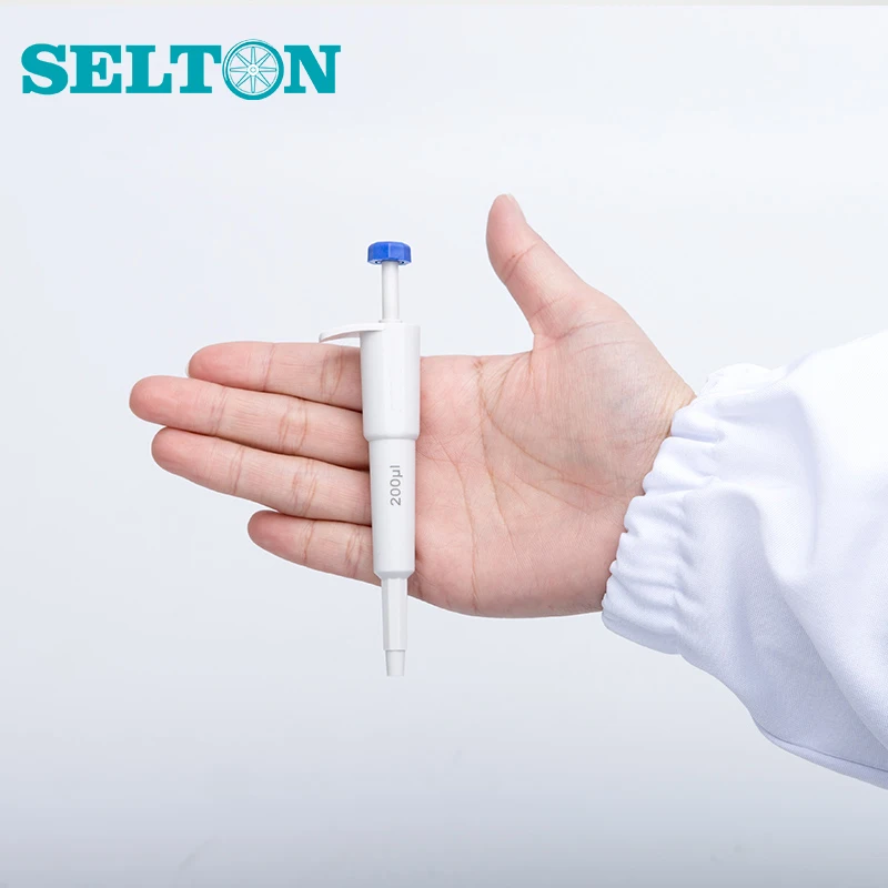 200ul Mini Pipette Manual Laboratory Pipettes Fixed Volume Micro Pipette Compatible With Universal 200μl Tips Lab Supplies