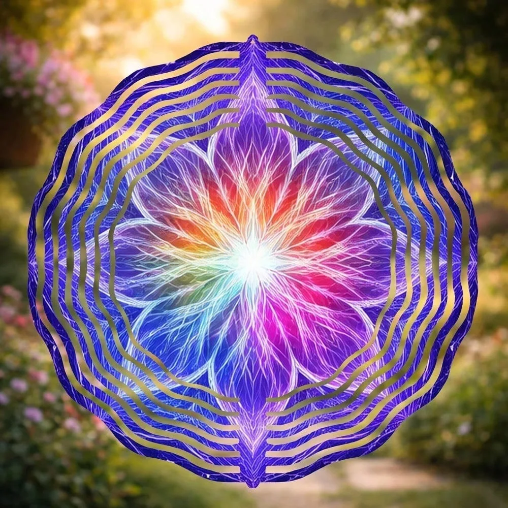 CIFBUY Metal Wind Spinner Eagle Wings 360 Degree Smooth Rotating Weatherproof Sturdy Kinetic Visual Garden Patio Yard Decor Gift