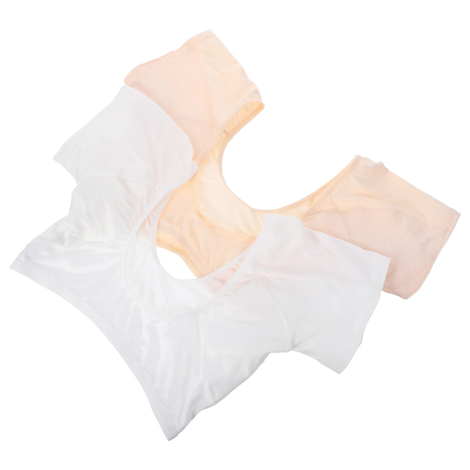 Gilet anti-transpiration sous les bras, 2 pièces, maille respirante, tissu doux, boucliers absorbant la sueur, lavables et réutilisables, coussinets anti-transpiration