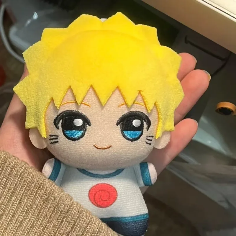 2025 nuevo estilo de Huo Naruto Fan Doll 10cm Naruto muñeca de algodón Uchiha decoración de la habitación regalo de cumpleaños llavero bolsa colgante