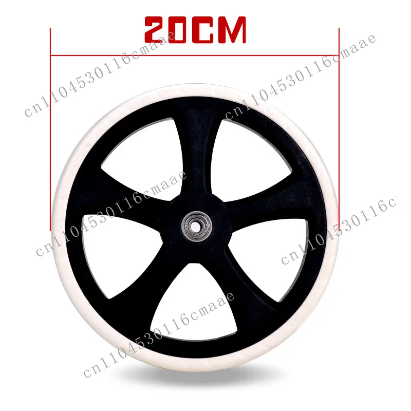 Triangle wheel climbing stairs Crystal  PU  Wear-resistant rubber  shopping cart Small pull cart  universal