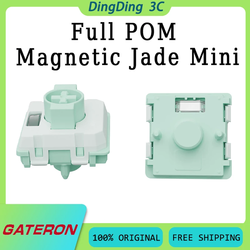 

Gateron Full POM Магнитный Нефритовый Мини-Переключатель Гном Задняя Крышка HIFI Звук Двухдорожная Структура Механический Переключатель Клавиатуры