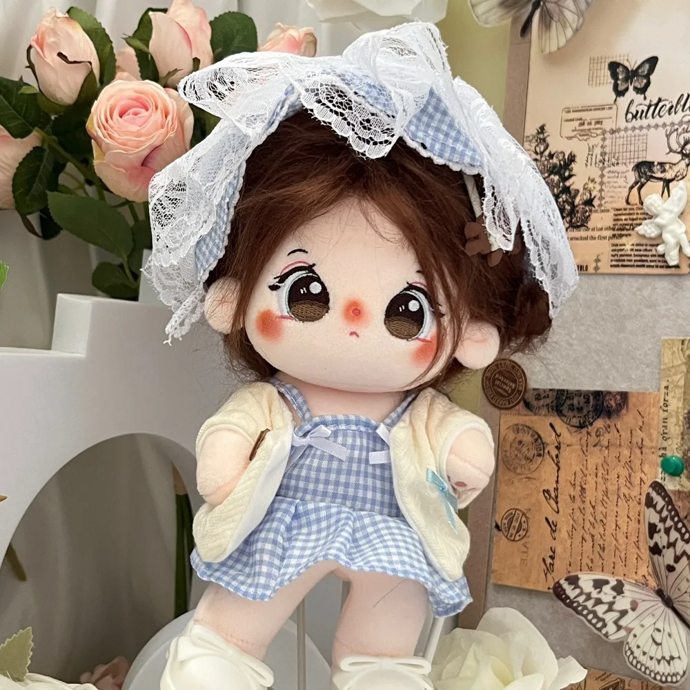 Toy Accessories 20cm Cotton Doll's Clothes Girl Skirt Multi Color Doll Lolita Dress Cute Mini Cotton Doll Lolita Outfit Dress