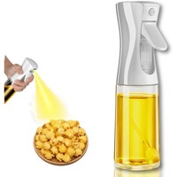 Oil Sprayer, 200ml/300ml Olive Oil Spray Bottle for Kitchen Air Fryer Oil Dispenser Oil Sprayer, Kitchen Spray for Oil, Vinegar