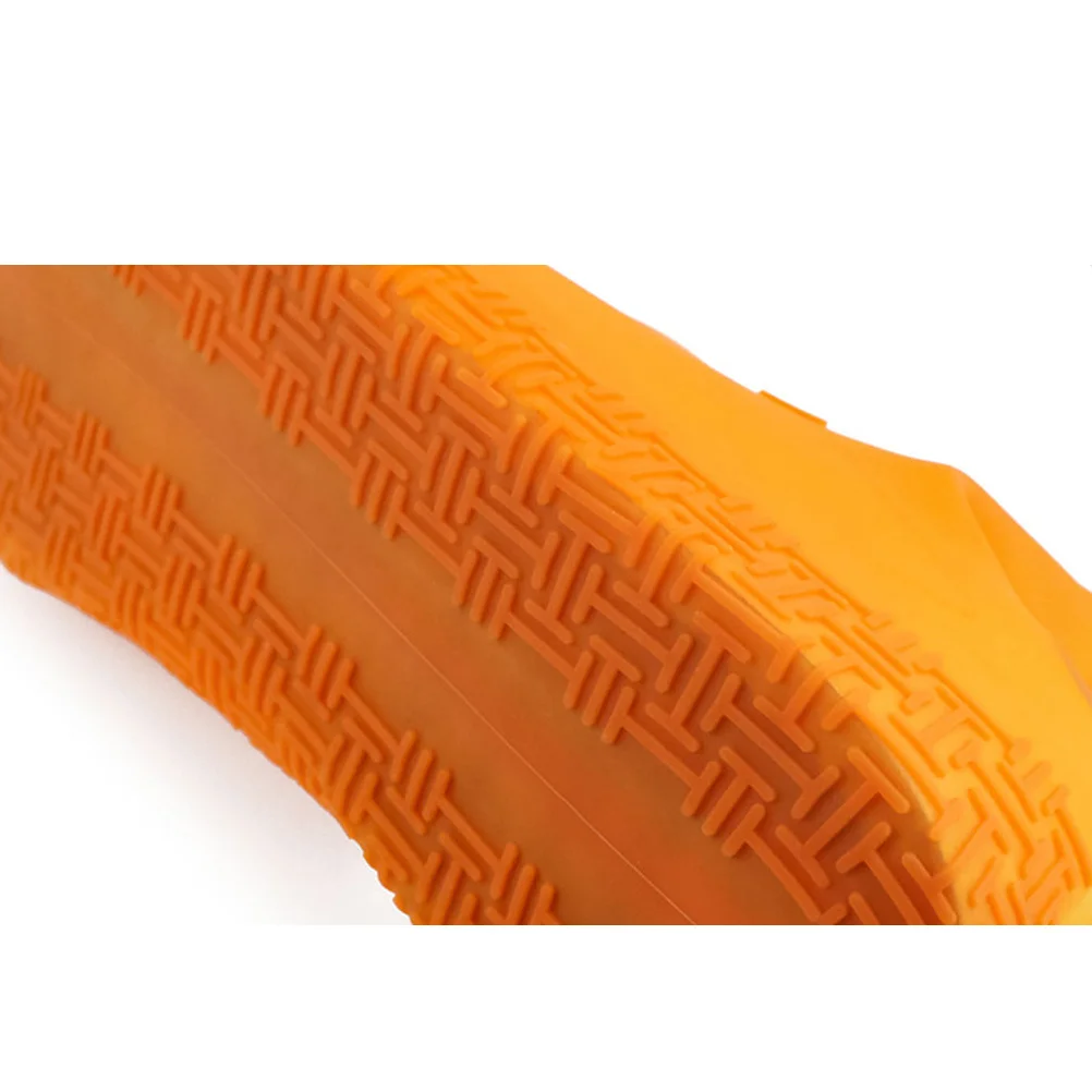 

1Pair Silicone Shoe Covers Waterproof Anti-Slip Shoe Protector Durable Rainproof Wear-Resistant Outdoor Footwear Size S